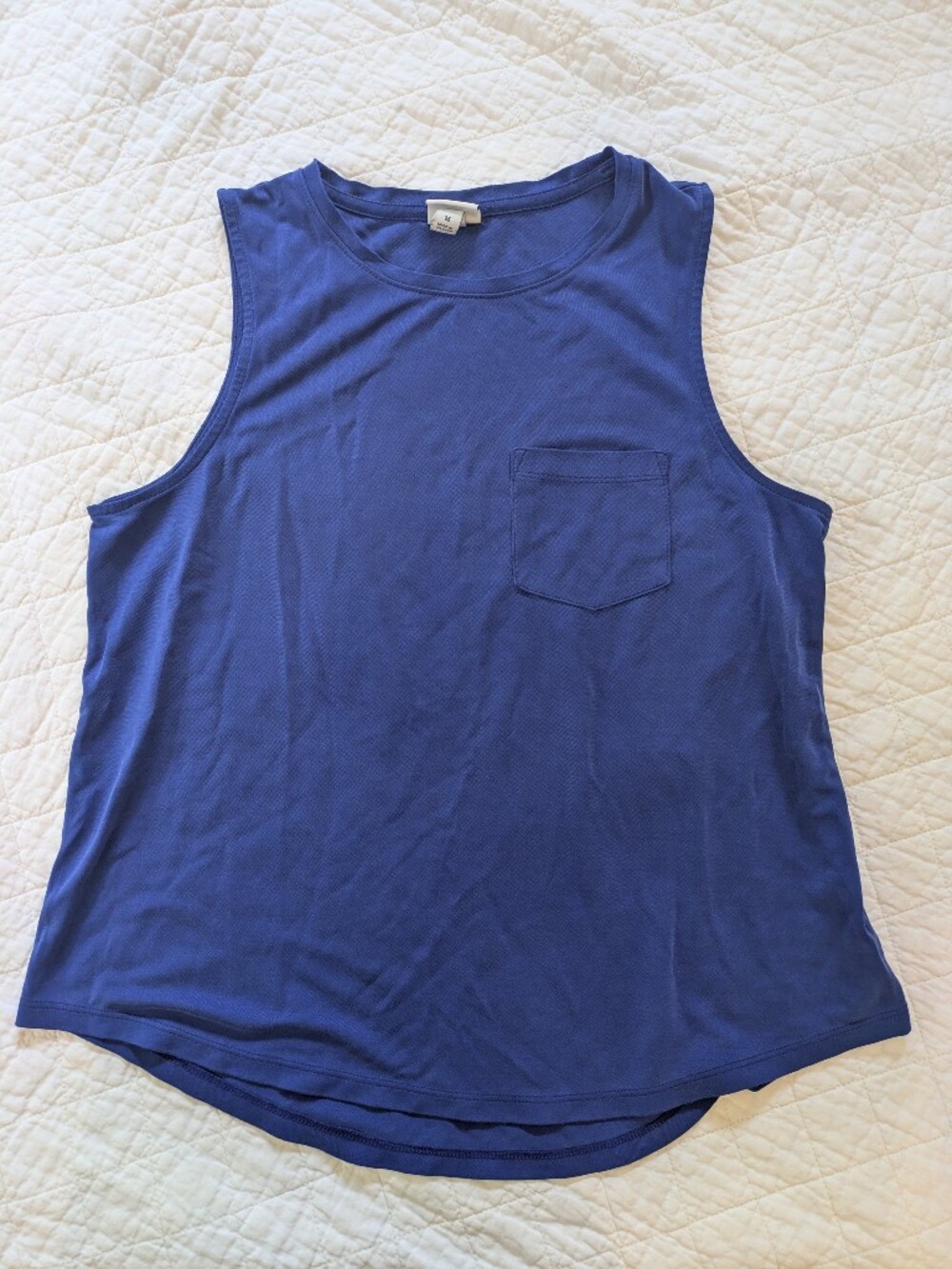 a new day Royal Blue Sleeveless Pocket Tank